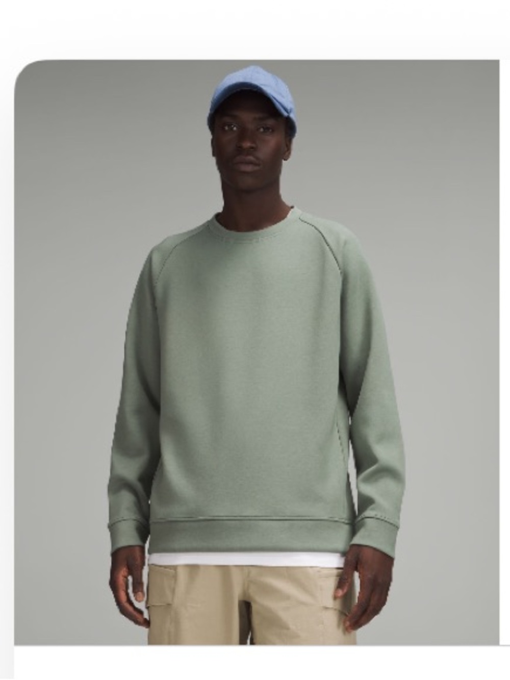 lululemon athletica Men's Crewneck Sweater - Sage